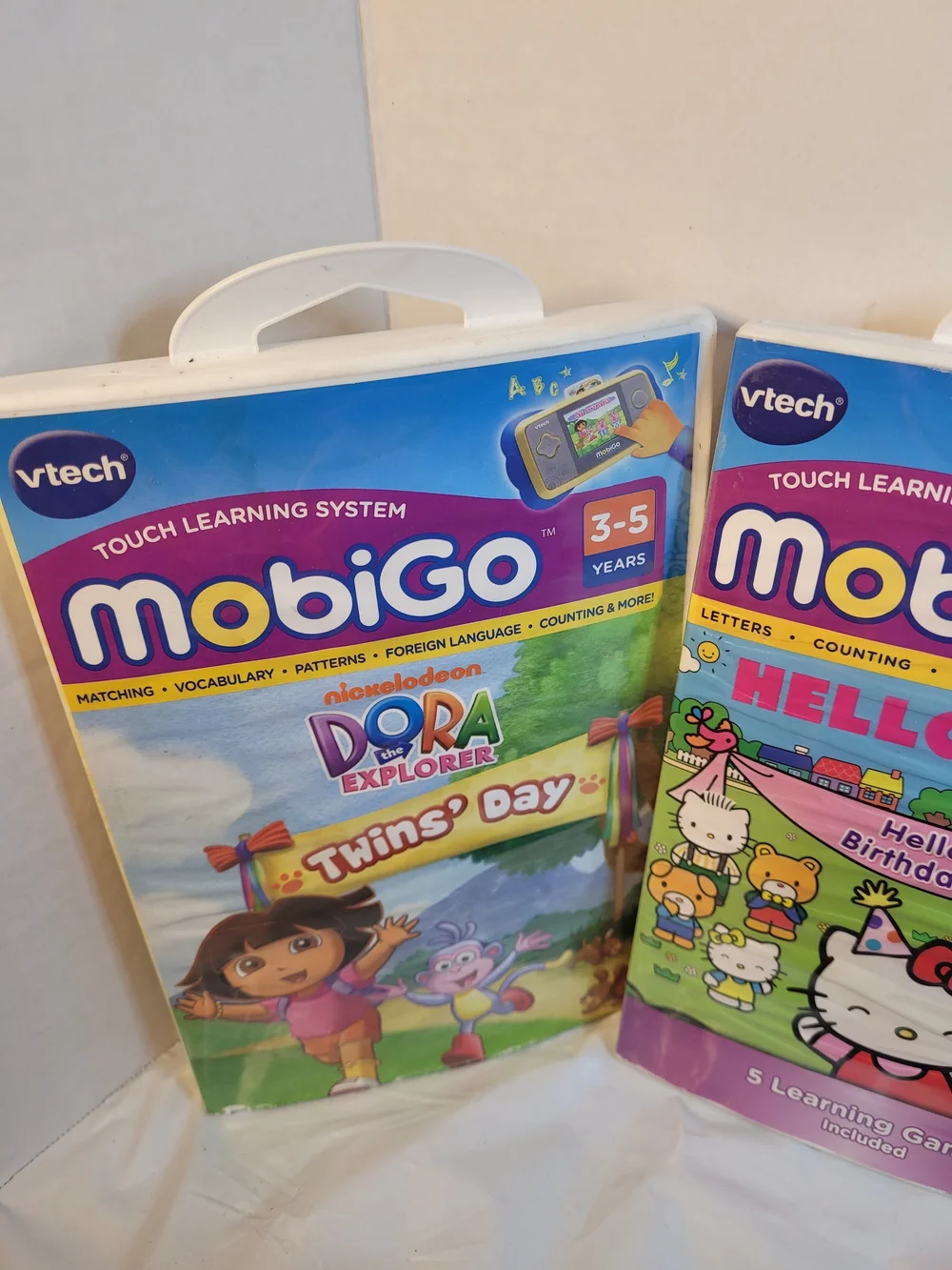 Vtech Pink MobiGo And 4 Games 2 Chargers (W)